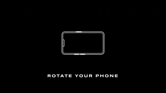 Rotate Your Phone Echo Motion Trail Ghost Smear Device Orientation Overlay Transparent Alpha Seamless Loop 4K