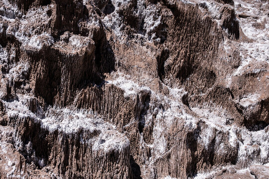 Abstract erosion pattern in Eduardo Avaroa Reserve, Bolivia