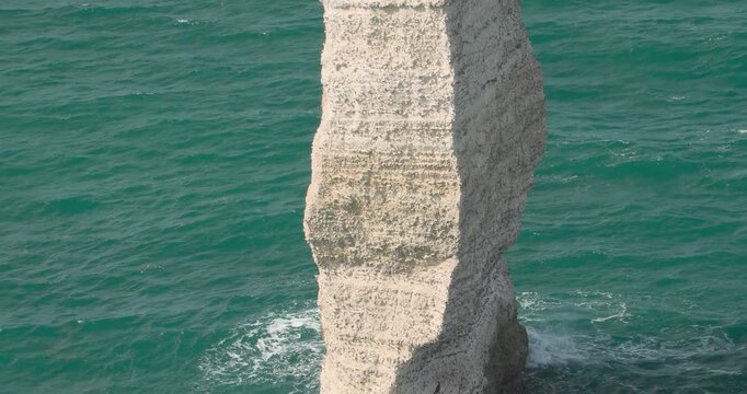 The Aiguille de Belval, on the famous Alabaster Coast (C&ocirc;te d'Alb&acirc;tre) in Normandy, France