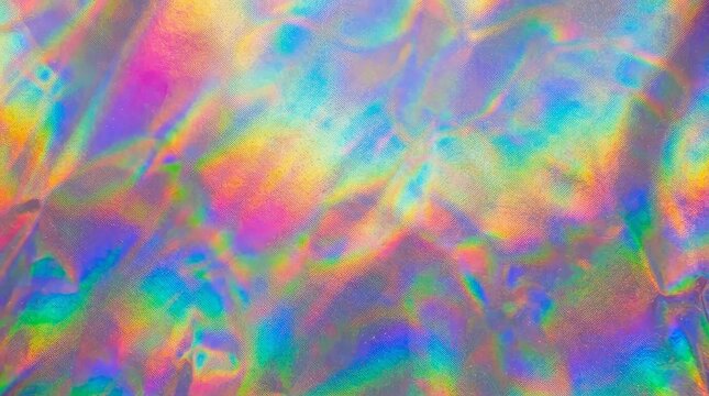 Abstract holographic iridescent rainbow gradient background