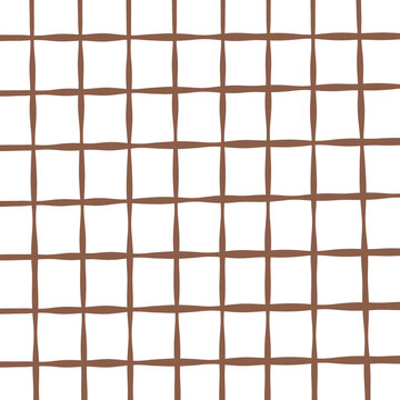 Brown Grid Pattern Transparent Overlay Line Art Background Element
