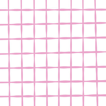 Soft Rose Pink Grid Pattern PNG Transparent Line Design Element