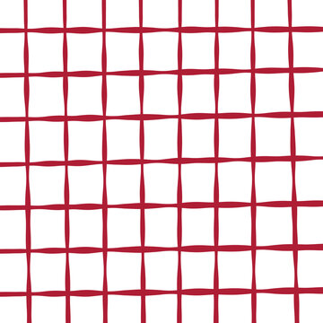 Red Grid Pattern Transparent Overlay Minimalist Cross Hatch Background