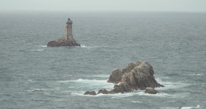 The Pointe du Raz, a spectacular headland in the west of France, Brittany