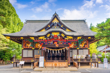 Obraz premium Chichibu Shrine in Chichibu, Japan during the summer season
