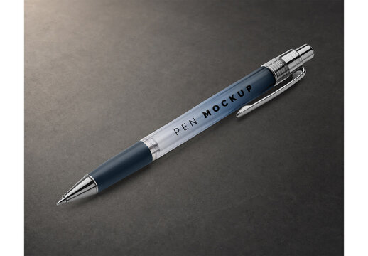 Pen Mockup Template for Merchandise Display and Promotion