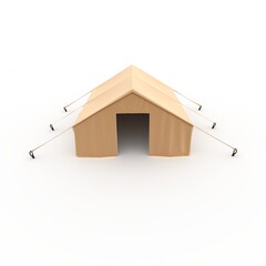 3d Render Military Tent Grade Shelter for Harsh Weather and Expeditions Sheltent © SR 3D VISUAL
