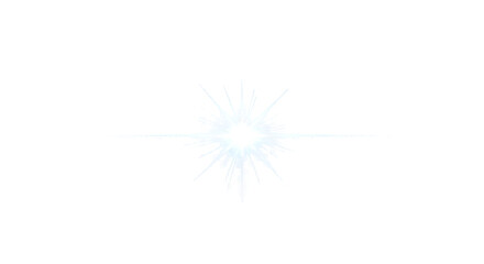 Fototapeta premium Abstract light flare effect isolated on a transparent background for decorative graphic design projects