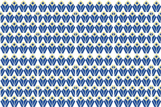 seamless pattern with blue lines