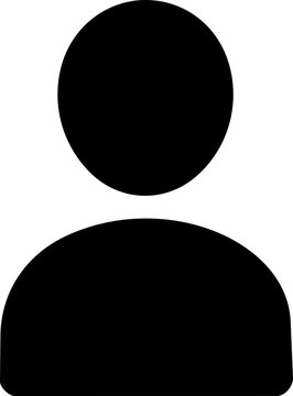 Black silhouette human icon representing gender pay gap and International Equal Pay Day for professional corporate equality concepts