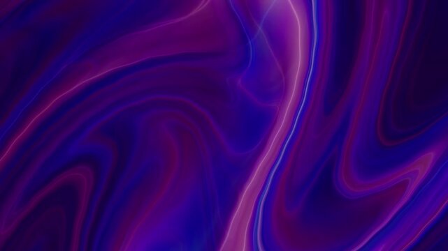 Abstract Purple and Blue Neon Fluid 15s Seamless Loop Animation