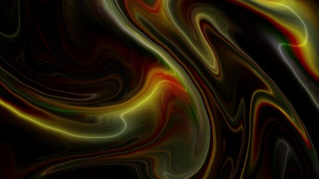 Orange and Red Neon Fluid 15s Seamless Loop Motion Background