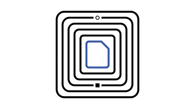 QR code scanner frame icon, square scan border UI element isolated PNG