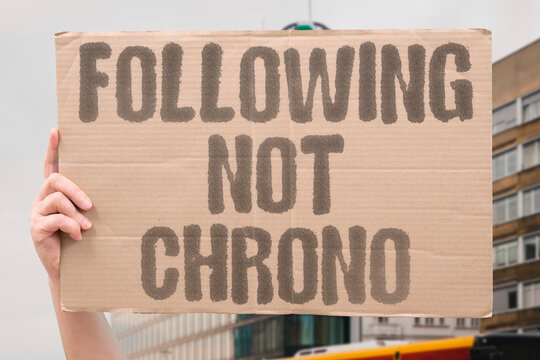 "Following Not Chrono" X now uses AI to rank posts in your Following feed. X. AI. RANK. FEED. UPDATE.