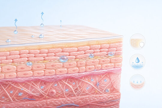 Restored skin barrier with hydration and calming support