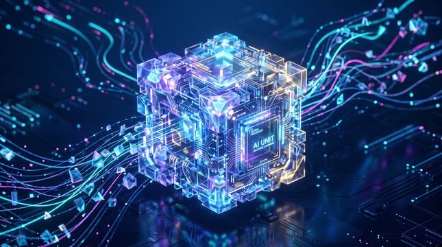 Crystal network processor cube technology background