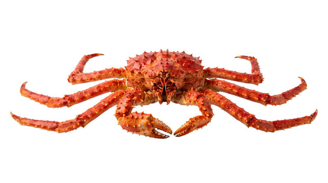 red king crab ,isolated on transparent background png
