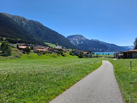 Radwege bei der Alpen&uuml;berquerung Via Claudia