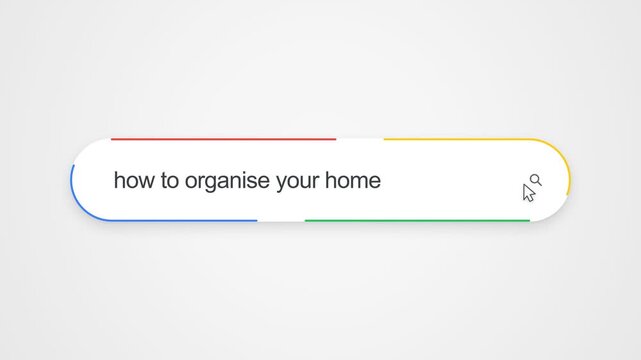 How To Organise Your Home Search Bar