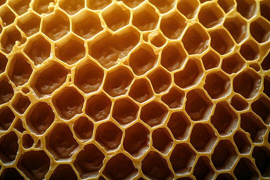 bees on honeycomb