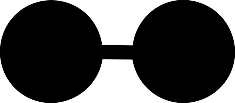 Black ozone molecule icon representing oxygen atoms for International Day for the Preservation of the Ozone Layer