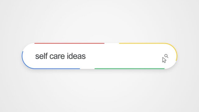 Self Care Ideas Search Bar