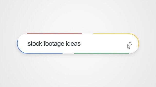 Stock Footage Ideas Search Bar