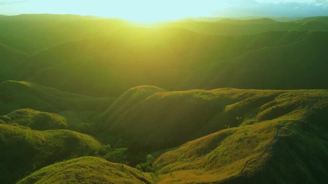 Tanarara Hill in East Sumba, Indonesia