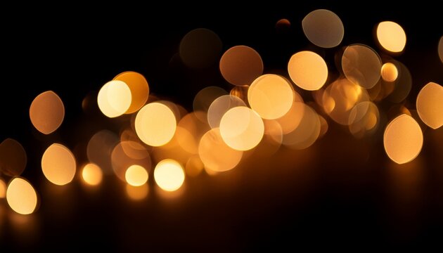 Photo Of Bokeh Lights On Black Background
