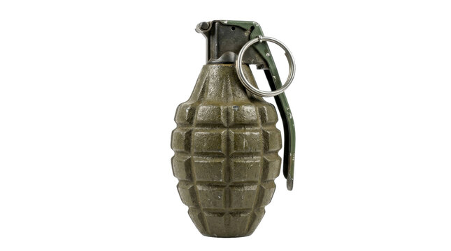 Hand grenade on a transparent background PNG image