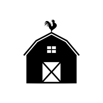 barn house logo vector