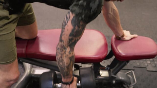 Dumbbell row