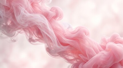 Obraz premium Elegant Soft Pink Silk Fabric Background with Luxurious Smooth Folds and Gentle Lighting