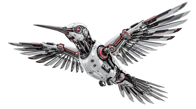 Robotic hummingbird mechanical bird robot animal artificial intelligence technology future innovation design