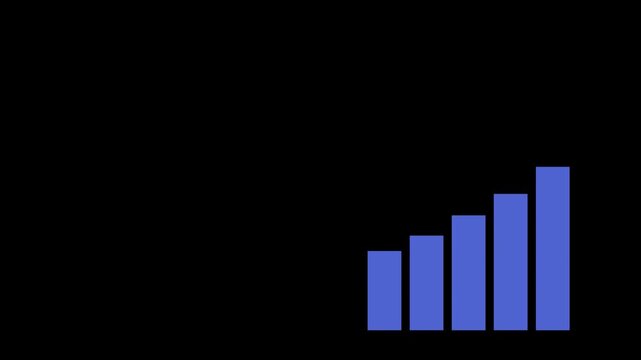 Business growth, entrepreneurs who are soaring on the growth chart or income chart that continues to increase.