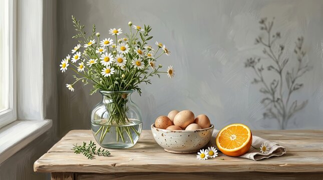 easter still life