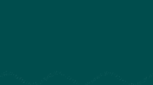 Abstract dark cyan backdrop featuring horizontal white dashed wave patterns for copy space
