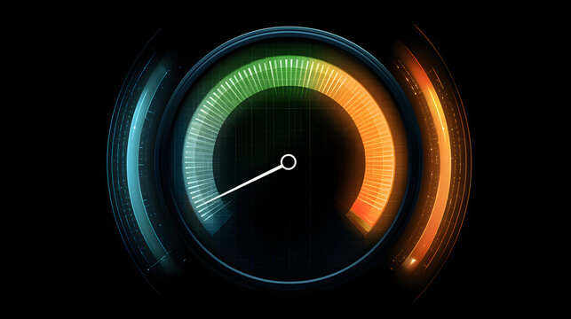 A digital gauge that integrates fluctuating levels of betting confidence with risk assessment markers for better-informed choices in gambling or financial scenarios.