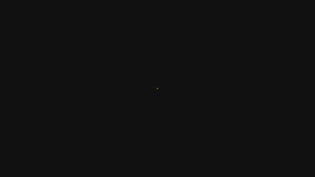 Golden geometric aperture shapes pulsing and scaling on a black background for motion graphics