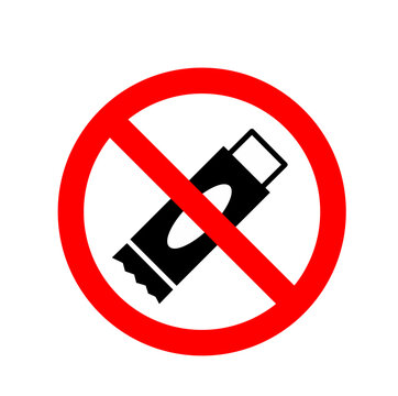 No snacks or candy allowed prohibition sign vector illustration