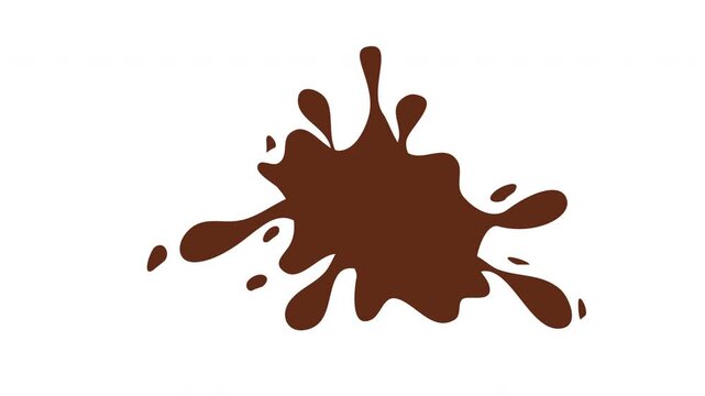 brown mud splash illustration splatter