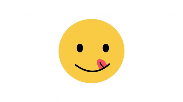 licking face emoji illustration world emoji day