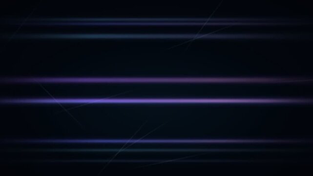 Glass Caustic Light Bars Flow With Neon Streaks On Dark Space