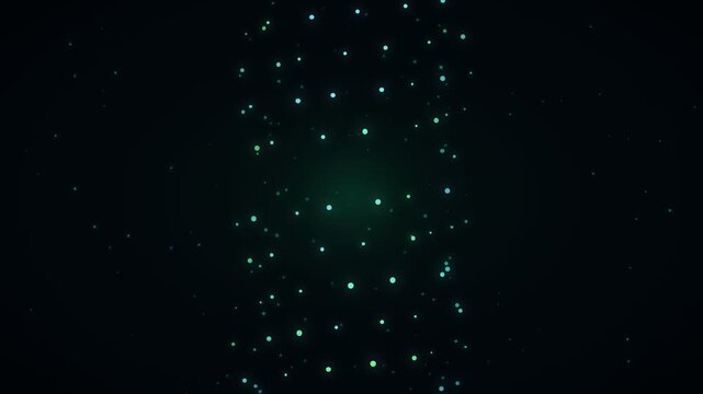 Particles Glowing Particles Orbital Energy Floating In Dark