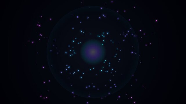 Nebula Glowing Deep Space Nebula Stars Cosmic Drifting In