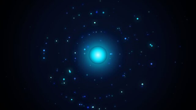 Vortex Glowing Deep Space Nebula Stars Cosmic Drifting In