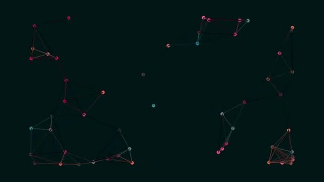 Geometric Network Points Connecting in Dim Ambient Space