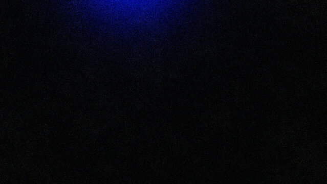 Abstract Blue Film Grain Texture on Dark Background