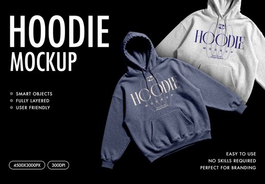 Hoodie Mockup For Apparel And Branding Design