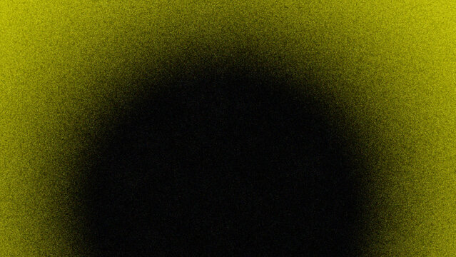 Abstract Yellow Film Grain Texture on Dark Background